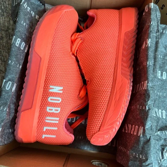 NOBULL Bright Orange Sneakers - Picture 1 of 5